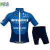 Kind Fietskleding (Fietsshirt + Fietsbroek Kort) 2021 Deceuninck–Quick–Step N001